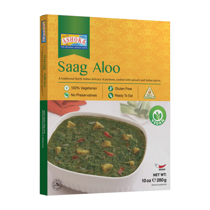 Ashoka Ready To Eat Saag Aloo 280g