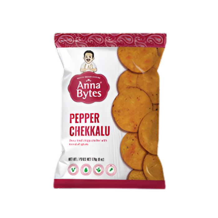 Anna Bytes Pepper Chekkalu 170g - Snacks - punjabi grocery store near me