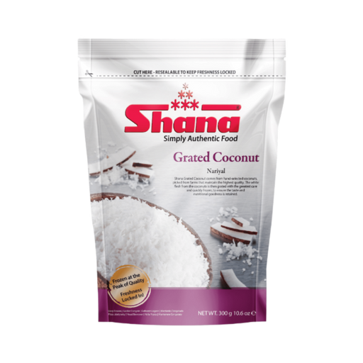 Shana Grated Coconut 300g - Frozen | indian grocery store in Quebec City