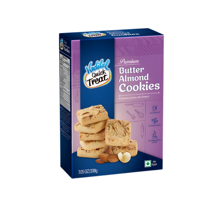 Vadilal Butter Almond Cookies 200g