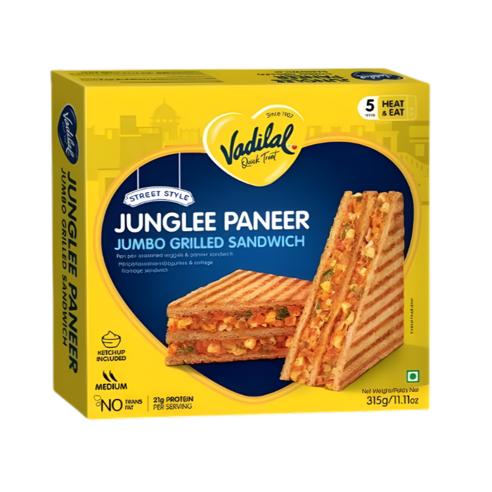 Vadilal Junglee Paneer Sandwich 315g