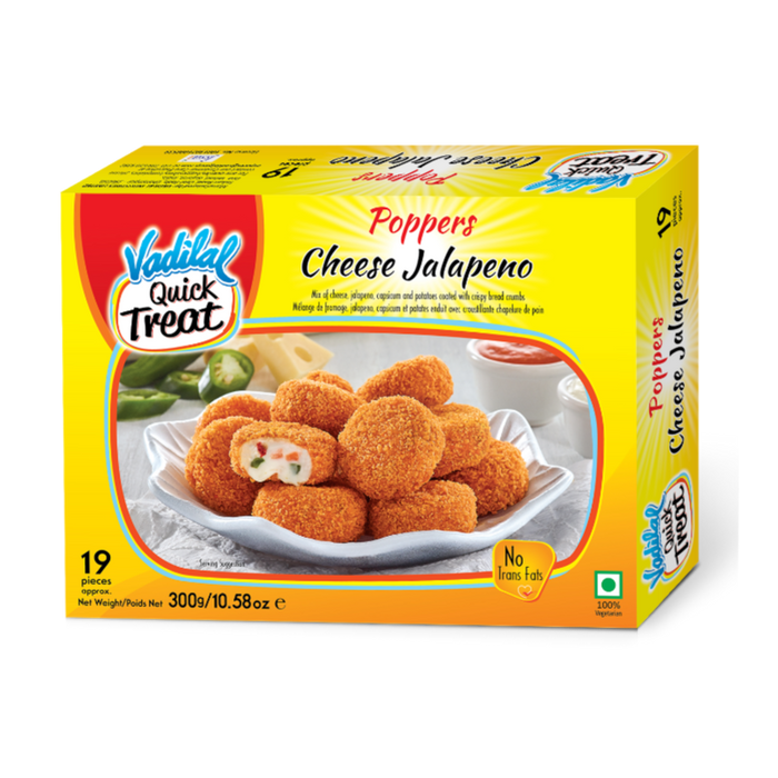 Vadilal Cheese Jalapeno Poppers 300g