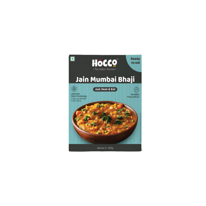 Hocco Ready To Eat Mumbai Bhaji (Jain) 300g