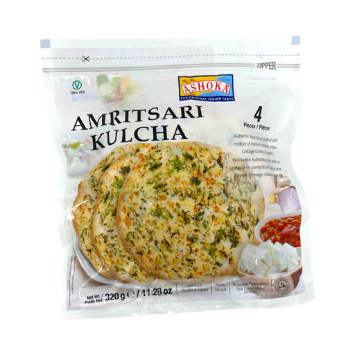 Ashoka Amritsari Kulcha 320g (4pcs) - Frozen | indian grocery store in cornwall