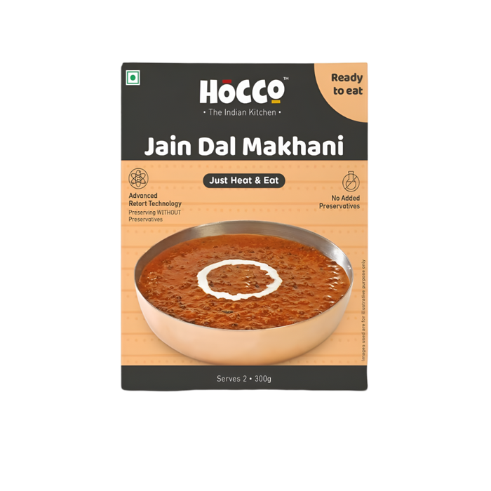 Hocco Ready To Eat Dal Makhani (Jain) 300g