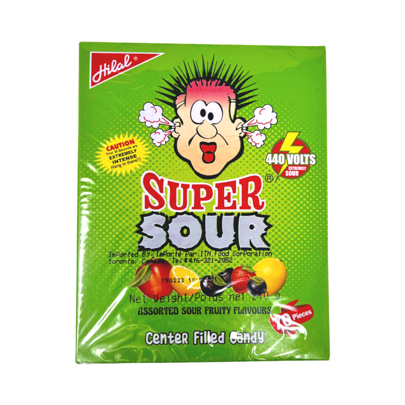 Hilal Super Sour Candy 70pcs — Spice Divine