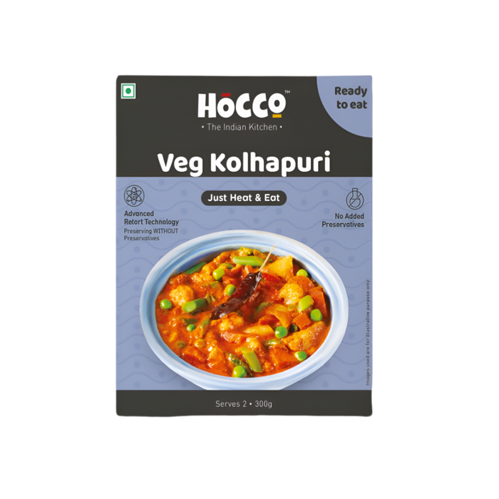 Hocco Ready To Eat Veg Kolhapuri 300g
