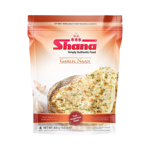 Shana Garlic Naan - Frozen - sri lankan grocery store in canada