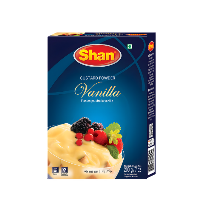 Shan Custard Powder Vanilla 200g - Dessert Mix - pooja store near me