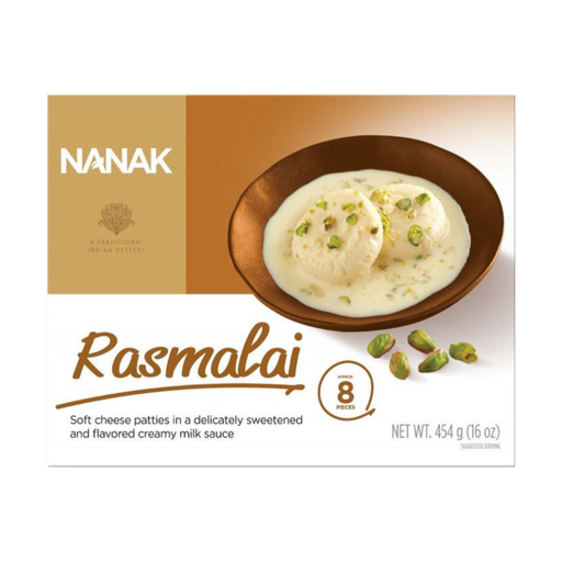 Nanak Rasmalai (8pc) 454g - Sweets | indian grocery store in windsor