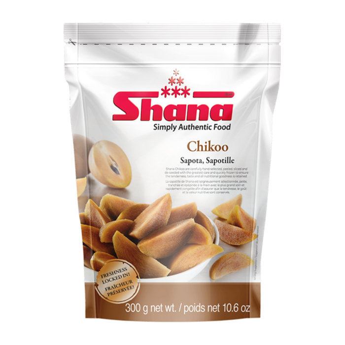 Shana Chickoo (Sapodilla) 300g - Frozen - Best Indian Grocery Store