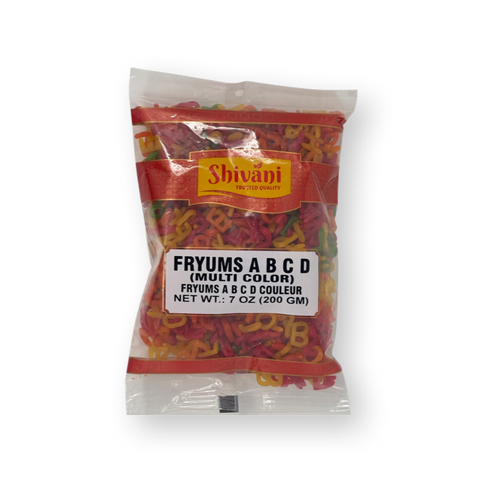 Shivani Alphabet Fryums 200g - Fryums | indian grocery store in pickering