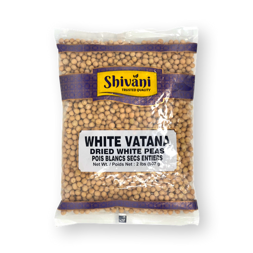 Shivani White Vatana (Dried White Peas) 2lb - Lentils | indian grocery store in belleville
