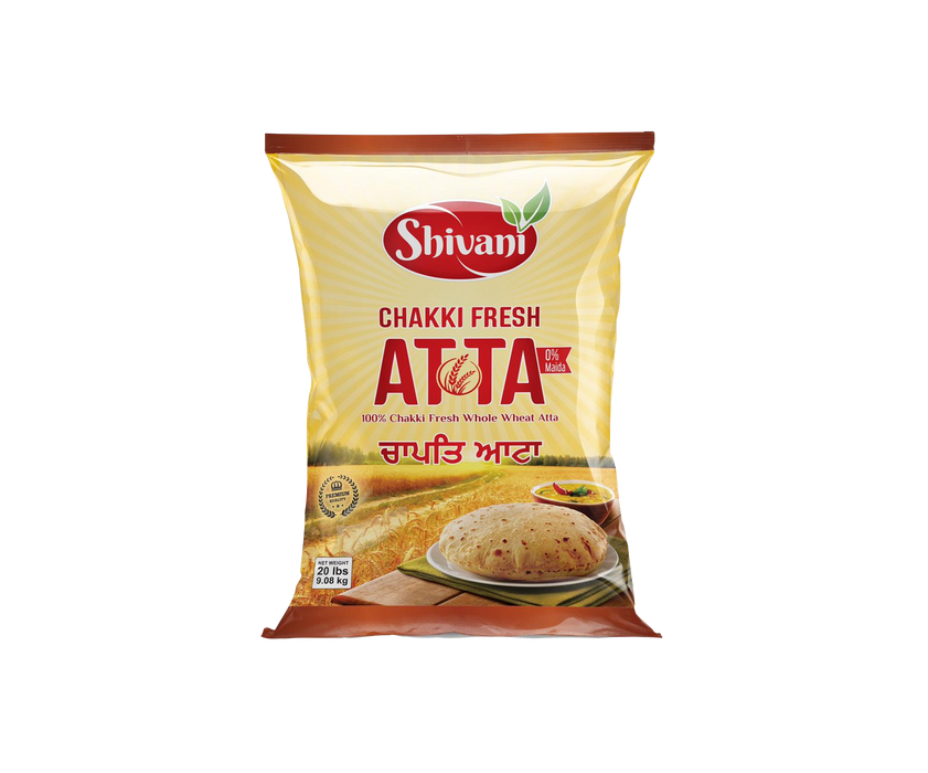 Shivani Chakki fresh Atta 9.08 (20Lb) - Flour | indian grocery store in hamilton