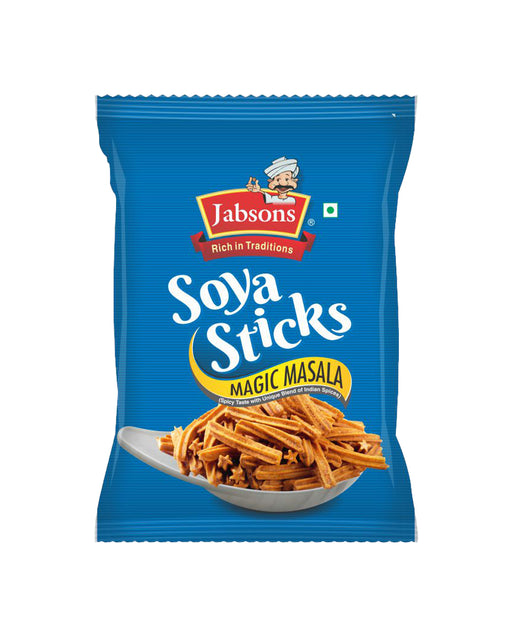Jabsons Magic Masala Soya Sticks 180gm - Snacks | indian pooja store near me