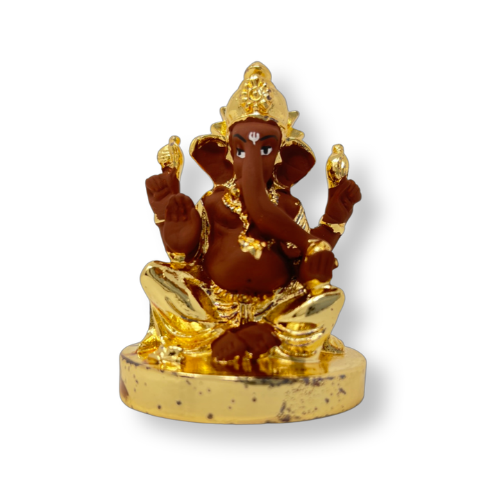 Divine Lord Ganesh Idol On Bajot For Car - Statues | indian grocery store in Laval