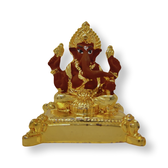 Divine Lord Ganesh Idol On Bajot For Car - Statues - pakistani grocery store in toronto