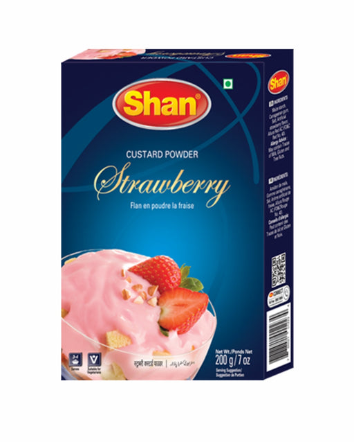 Shan Custard Powder Strawberry 200g - Dessert Mix | indian grocery store in guelph