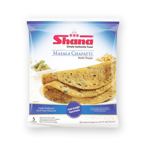 Shana Masala Chapatti 300g - Frozen - Indian Grocery Home Delivery
