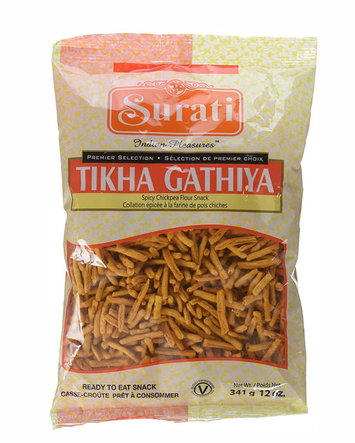 Surati Snacks Tikha Gathiya 341gm - Snacks | indian grocery store in niagara falls