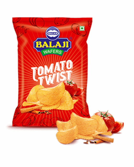 Balaji Wafers Tomato Twist Flavour 135gm - Snacks - punjabi grocery store in canada